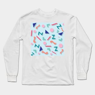 Funky 90s Pattern v3 Long Sleeve T-Shirt